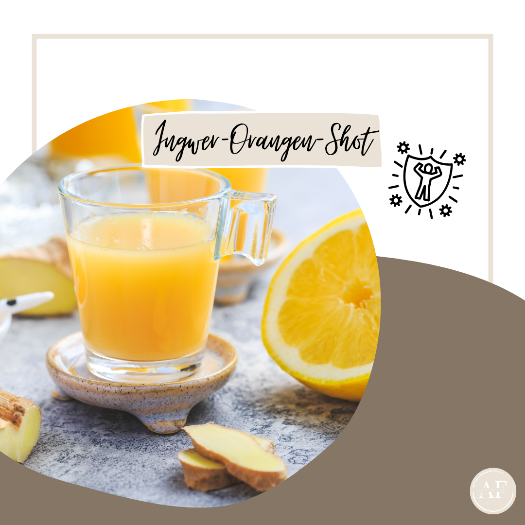 Ingwer Orangen Shot
